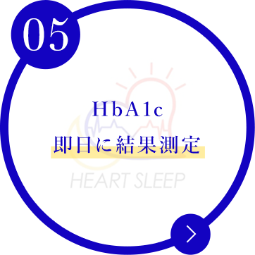 HbA1c 即日に結果測定